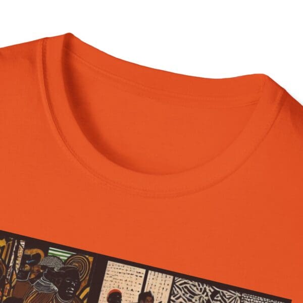 Artistic Unisex Softstyle T-Shirt - Vibrant Community Design - Image 17