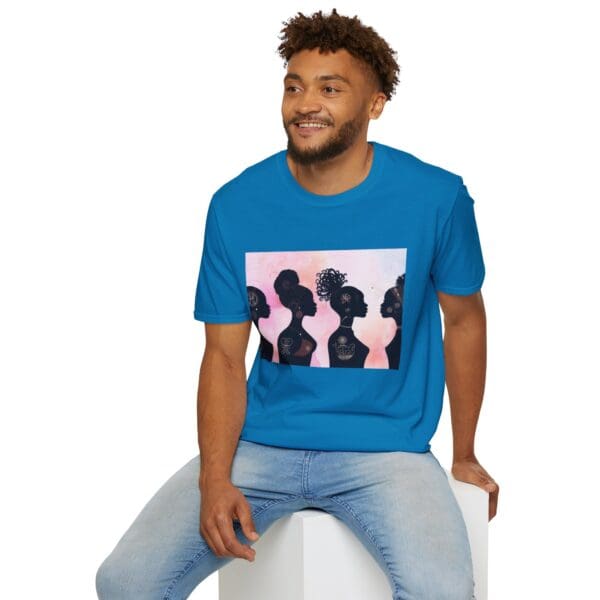 Empowerment Silhouette Unisex Softstyle T-Shirt - Image 55