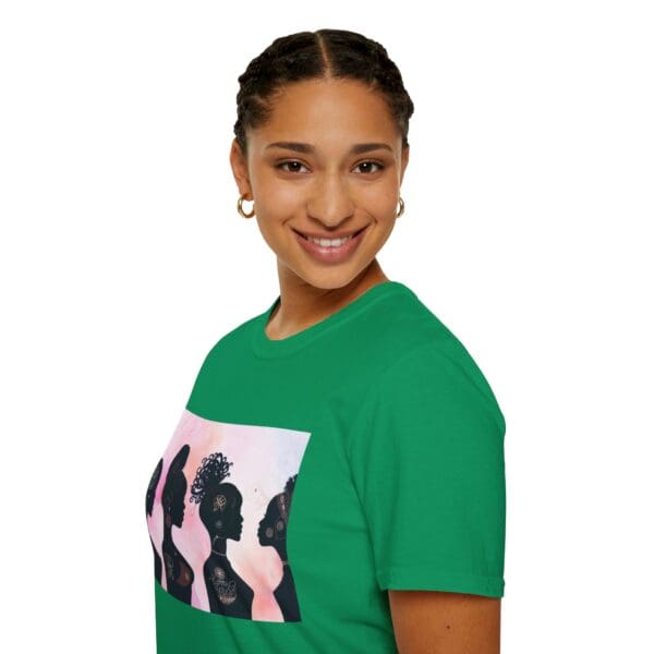 Empowerment Silhouette Unisex Softstyle T-Shirt - Image 44