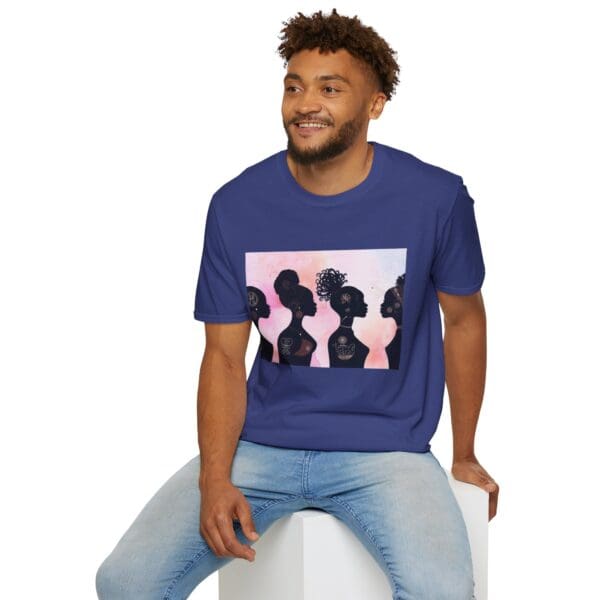 Empowerment Silhouette Unisex Softstyle T-Shirt - Image 71