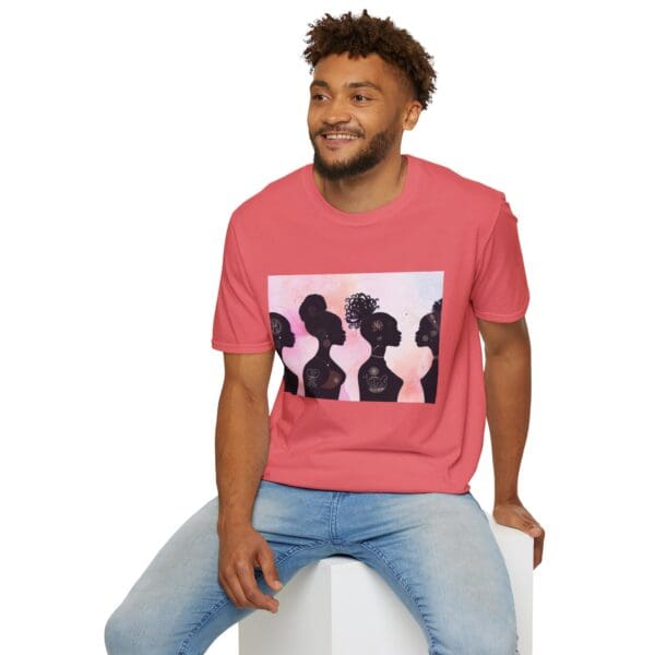 Empowerment Silhouette Unisex Softstyle T-Shirt - Image 24