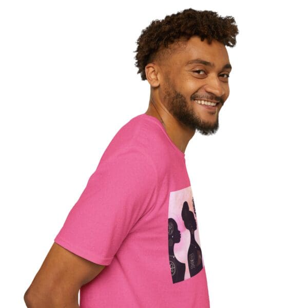 Empowerment Silhouette Unisex Softstyle T-Shirt - Image 93