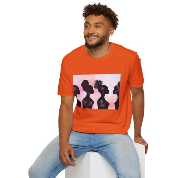 Empowerment Silhouette Unisex Softstyle T-Shirt - Image 39