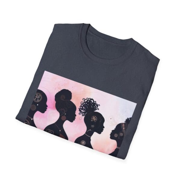 Empowerment Silhouette Unisex Softstyle T-Shirt - Image 75