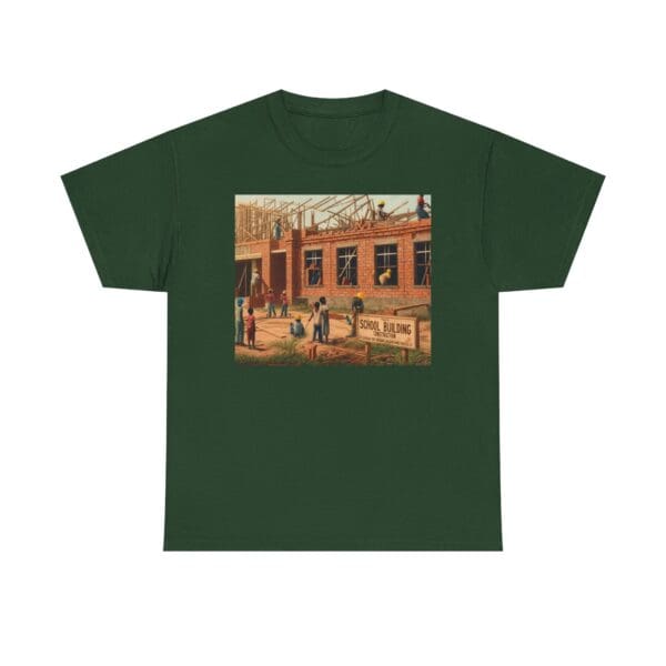Artistic Unisex Heavy Cotton Tee - Vintage Scene Print - Image 75