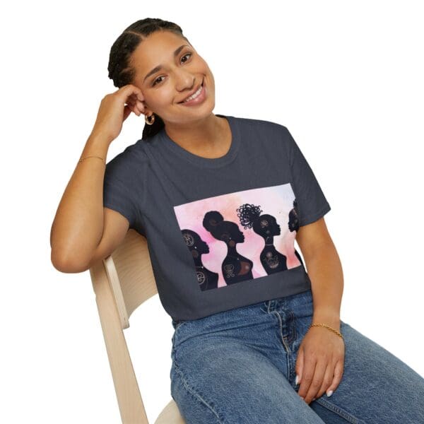 Empowerment Silhouette Unisex Softstyle T-Shirt - Image 77