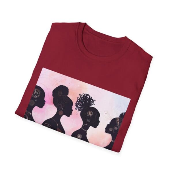 Empowerment Silhouette Unisex Softstyle T-Shirt - Image 113