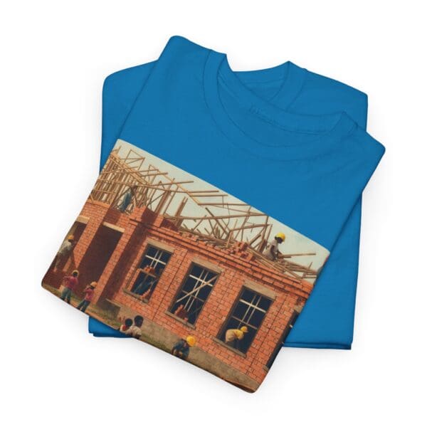 Artistic Unisex Heavy Cotton Tee - Vintage Scene Print - Image 91