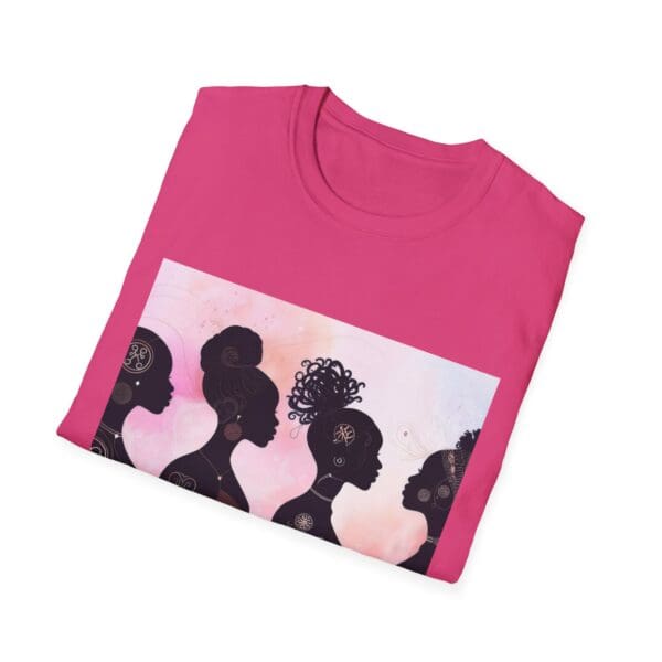 Empowerment Silhouette Unisex Softstyle T-Shirt - Image 97