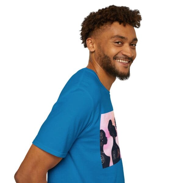 Empowerment Silhouette Unisex Softstyle T-Shirt - Image 54