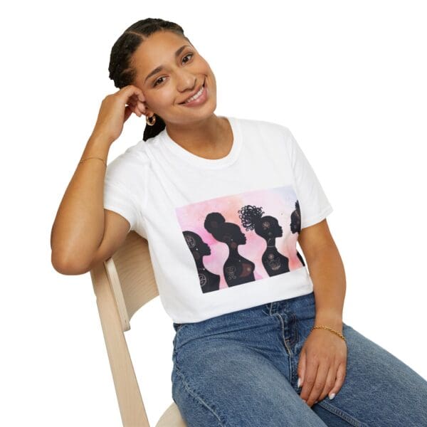 Empowerment Silhouette Unisex Softstyle T-Shirt - Image 6
