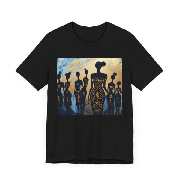 Artistic Unisex Jersey Tee - Colorful Silhouette Design - Image 21