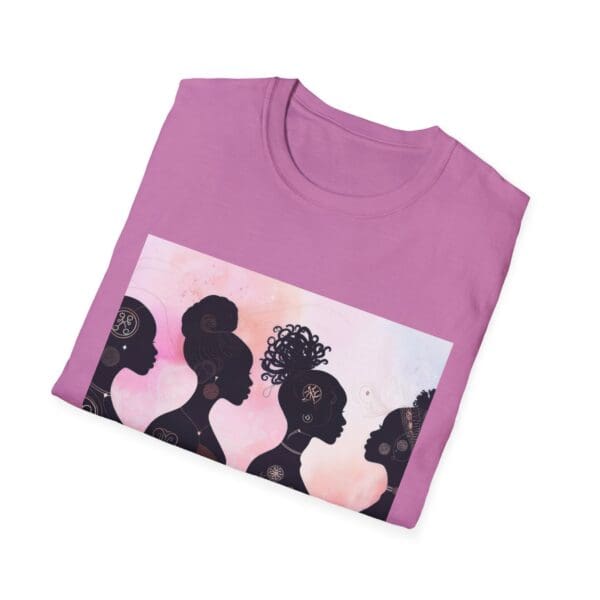 Empowerment Silhouette Unisex Softstyle T-Shirt - Image 82