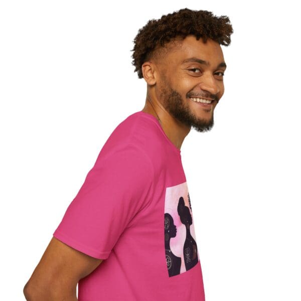Empowerment Silhouette Unisex Softstyle T-Shirt - Image 100