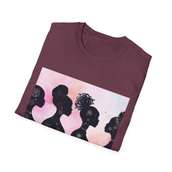 Empowerment Silhouette Unisex Softstyle T-Shirt - Image 105