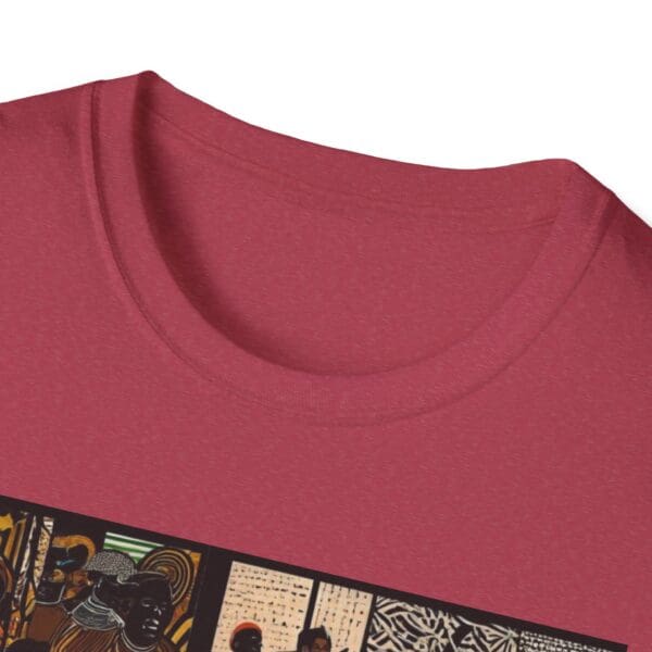 Artistic Unisex Softstyle T-Shirt - Vibrant Community Design - Image 113