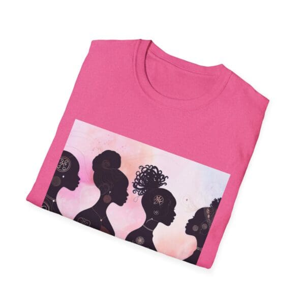 Empowerment Silhouette Unisex Softstyle T-Shirt - Image 90