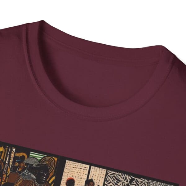 Artistic Unisex Softstyle T-Shirt - Vibrant Community Design - Image 25