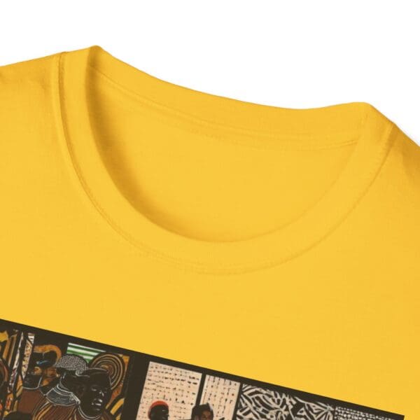 Artistic Unisex Softstyle T-Shirt - Vibrant Community Design - Image 33