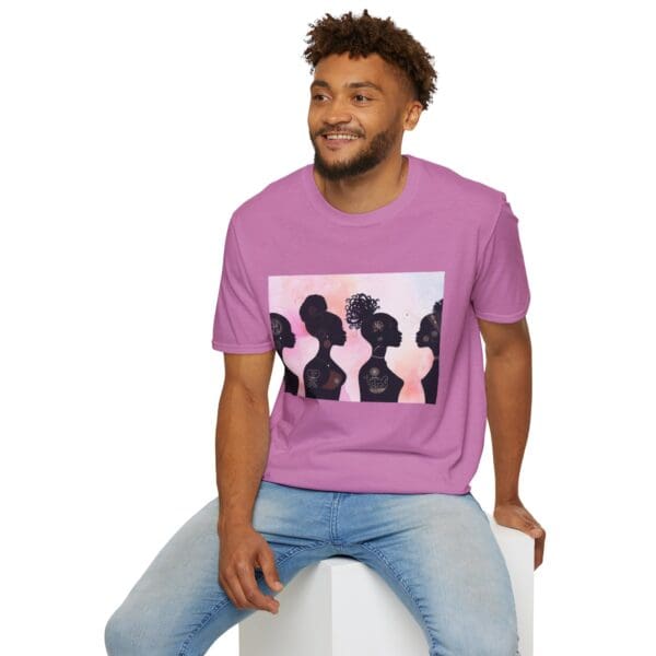 Empowerment Silhouette Unisex Softstyle T-Shirt - Image 86