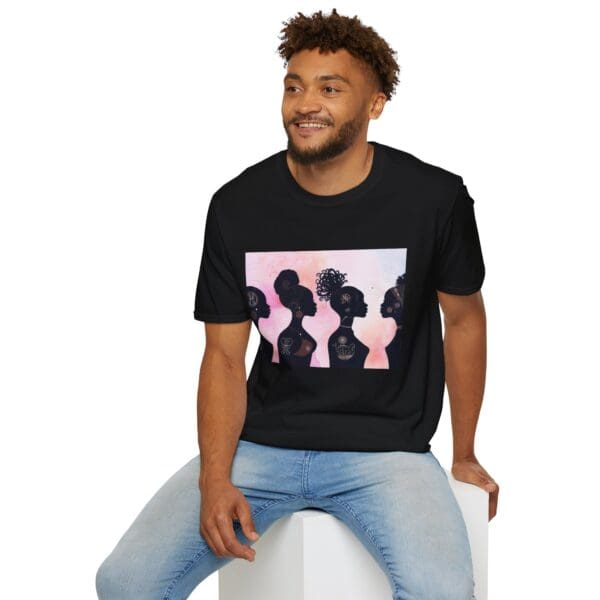 Empowerment Silhouette Unisex Softstyle T-Shirt - Image 32