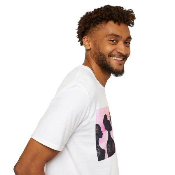 Empowerment Silhouette Unisex Softstyle T-Shirt - Image 7