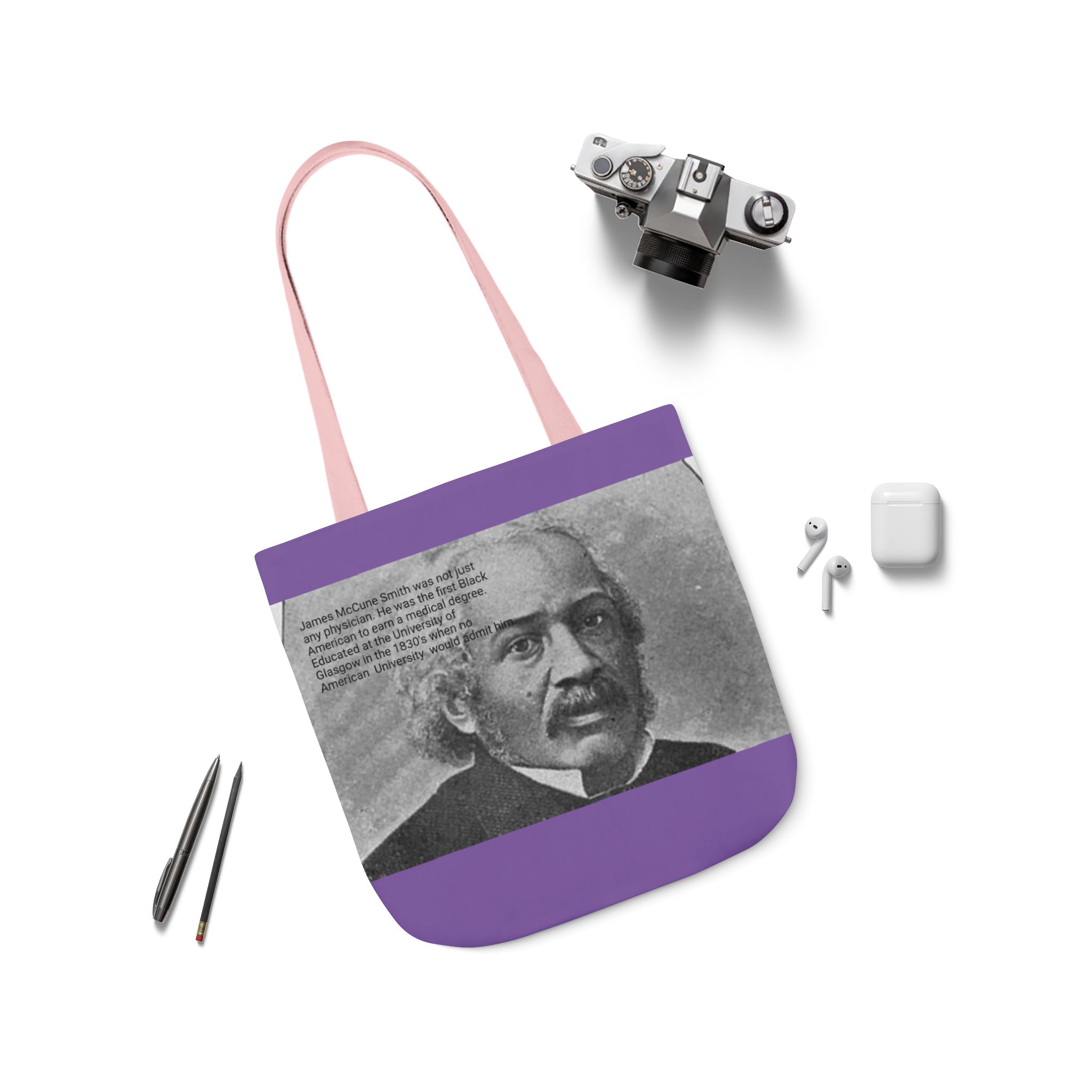 Cotton Canvas Tote Bag Dr. James McCune Smith - Image 35
