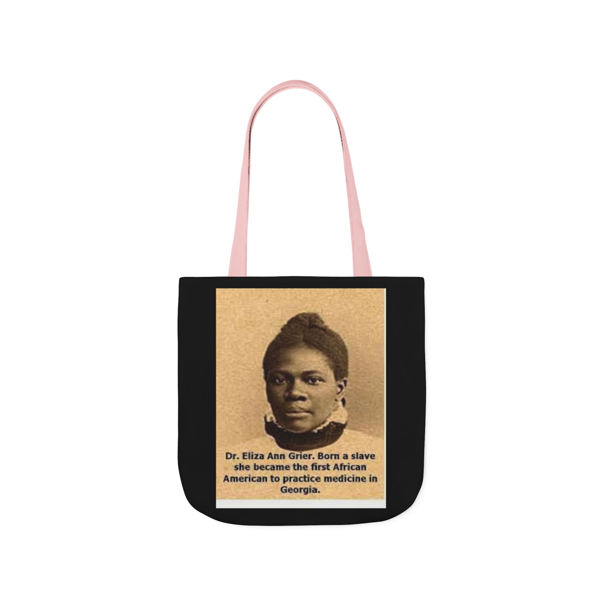Cotton Canvas Tote Bag Dr. Eliza Ann Grier’ “From Fields to Frontlines: Dr. Grier’s Journey.” - Image 33
