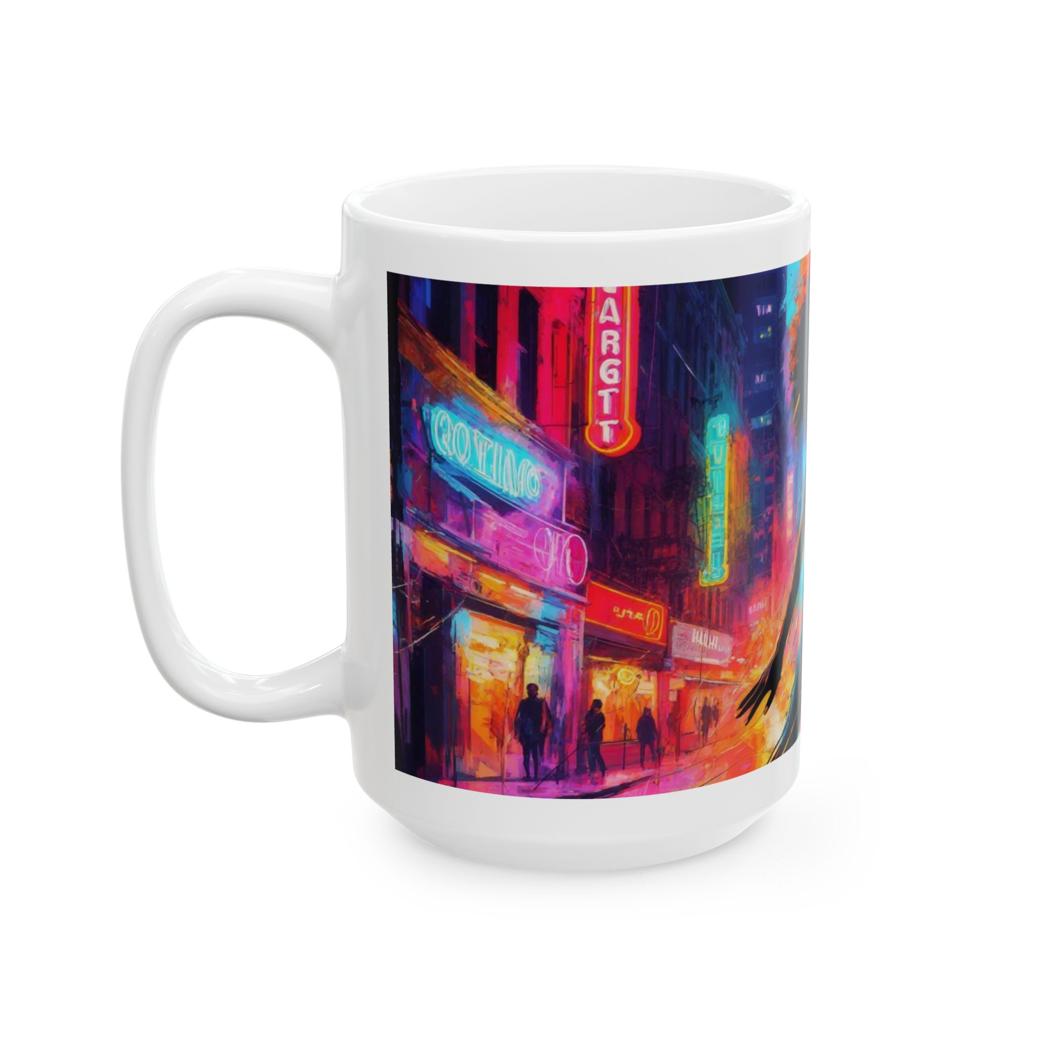 Vibrant Dance Ceramic Mug, Colorful Coffee Cup, Urban Art Mug, Gift for Dancers, Unique Drinkware, Inspirational Mugs - Image 12