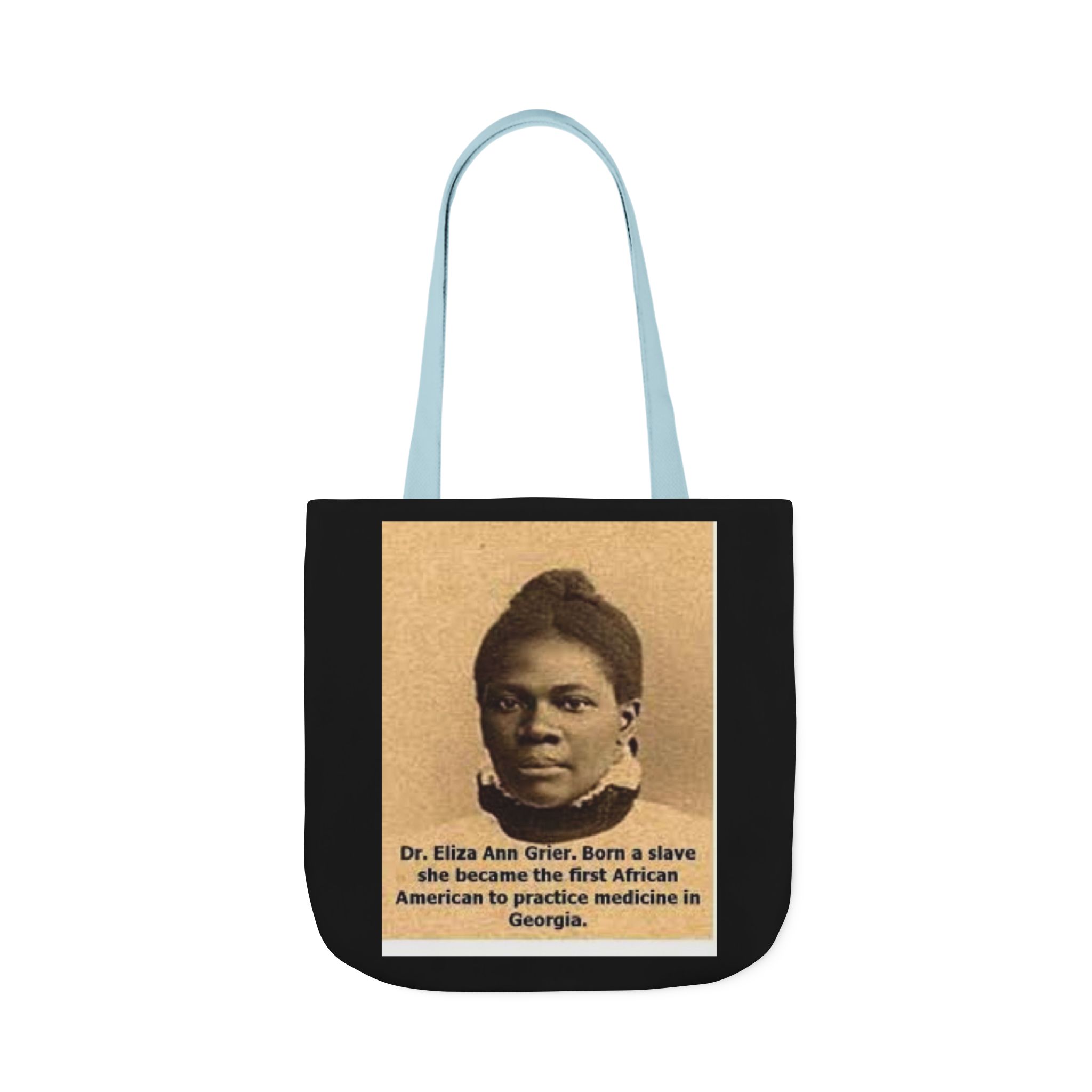 Cotton Canvas Tote Bag Dr. Eliza Ann Grier’ “From Fields to Frontlines: Dr. Grier’s Journey.” - Image 49