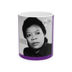 Ceramic Mug 15oz Marie Van Brittan Brown was an inventor and innovator who created the first home security system in 1966.