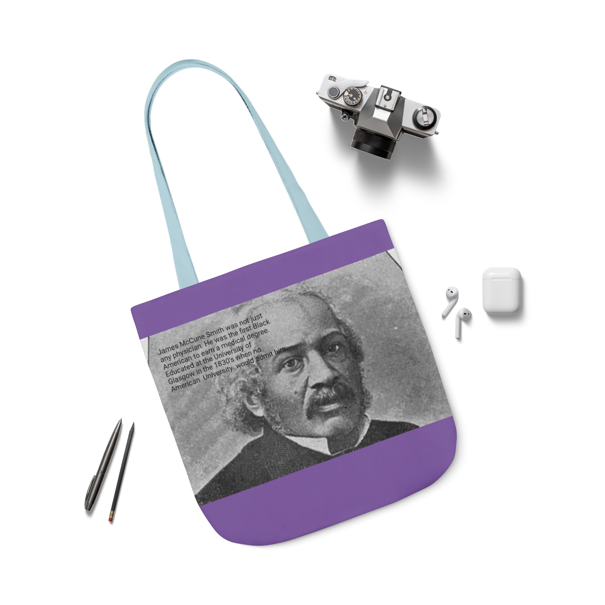 Cotton Canvas Tote Bag Dr. James McCune Smith - Image 51