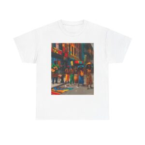 Vibrant Street Art Unisex Heavy Cotton Tee