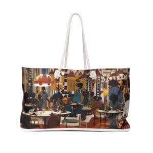Cultural Vibes Weekender Bag - Stylish Tote for Travel and Leisure