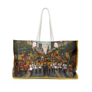 Weekender Bag Black Art Weekender Bag Black History Parade,