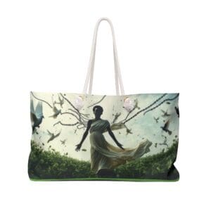 Unbound” – Weekender Bag Elegant Weekender Bag for Travel, Stylish Overnight Tote, Eco-Friendly Getaway Bag, Ideal for Women, Vacation Essentials, Perfect Gift