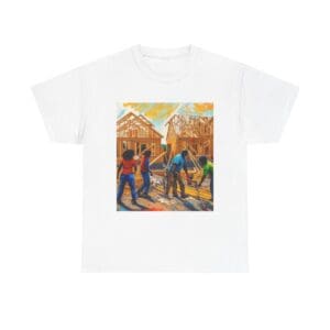 Inspirational Construction Worker Tee - Unisex Heavy Cotton Shirt