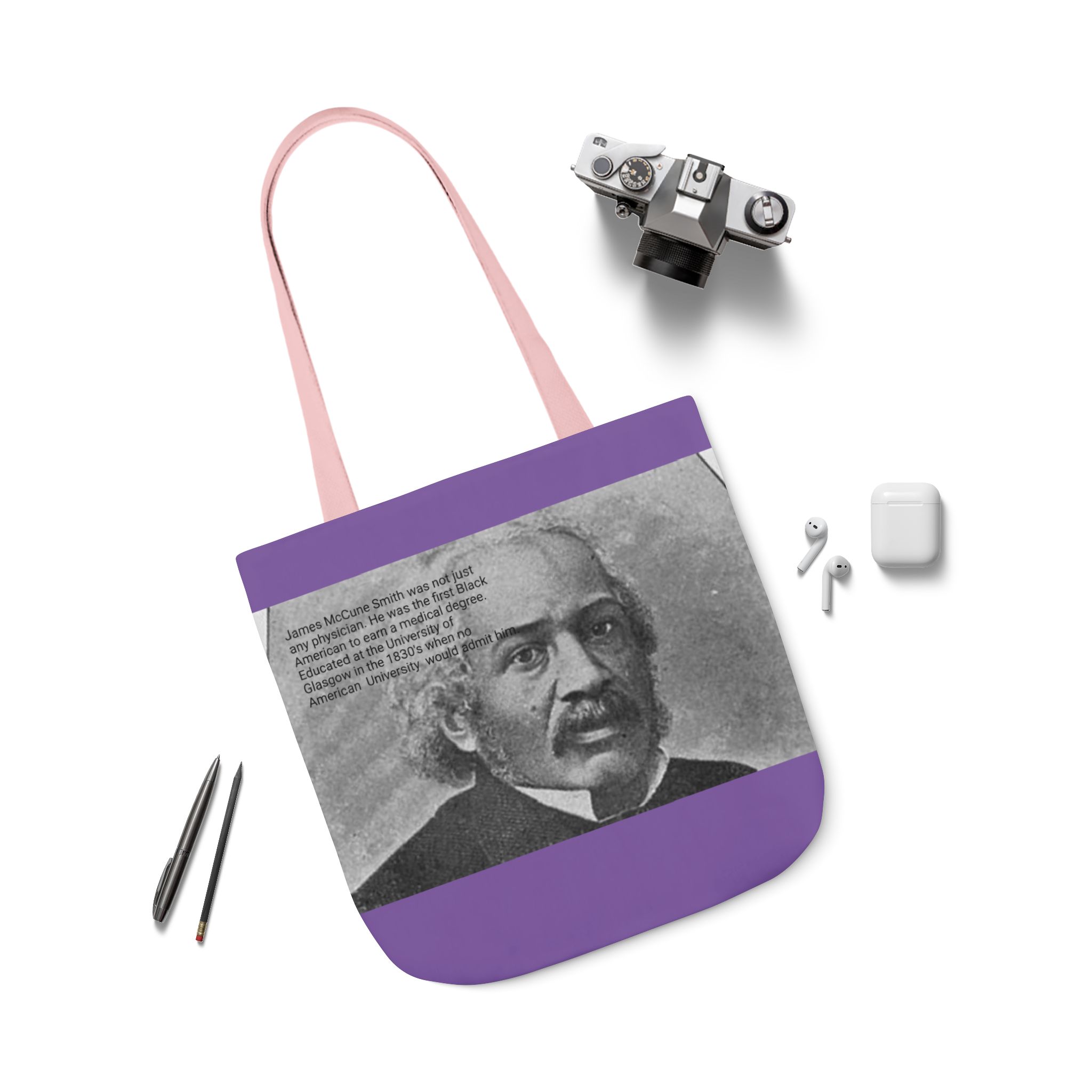 Cotton Canvas Tote Bag Dr. James McCune Smith - Image 55