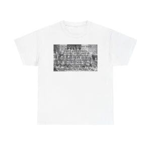 Unisex Heavy Cotton Tee (BLACK WALL STREET) -GREENWOOD TULSA OK.