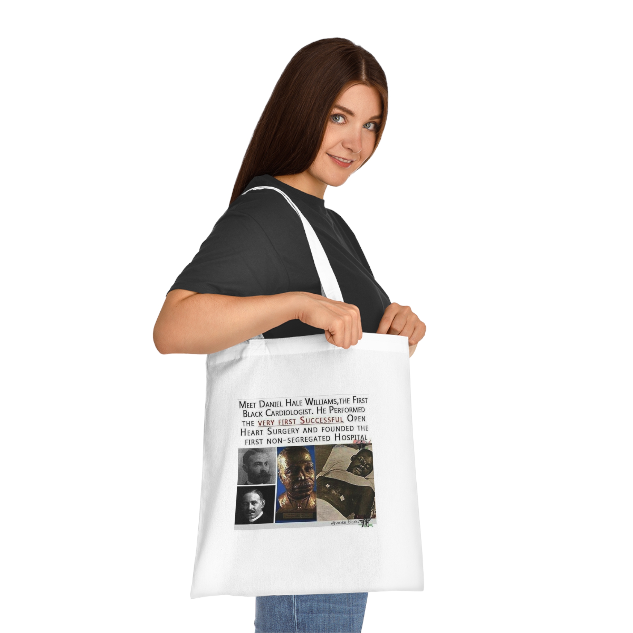 Cotton Canvas Tote Bag - Image 4
