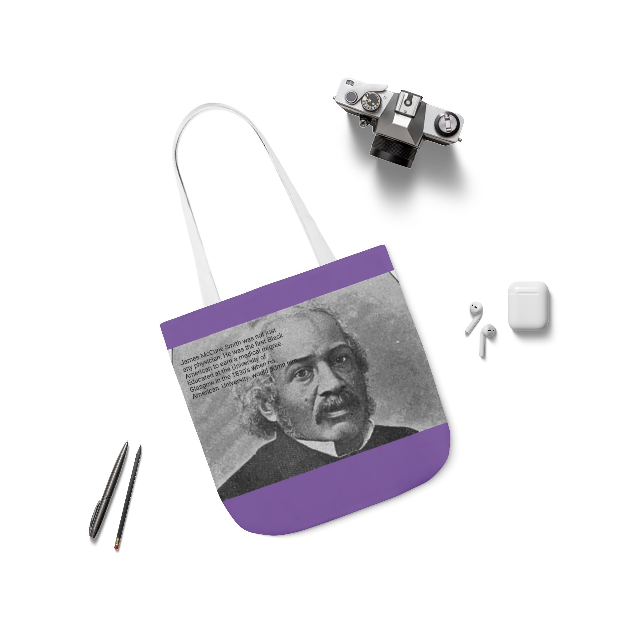 Cotton Canvas Tote Bag Dr. James McCune Smith - Image 19