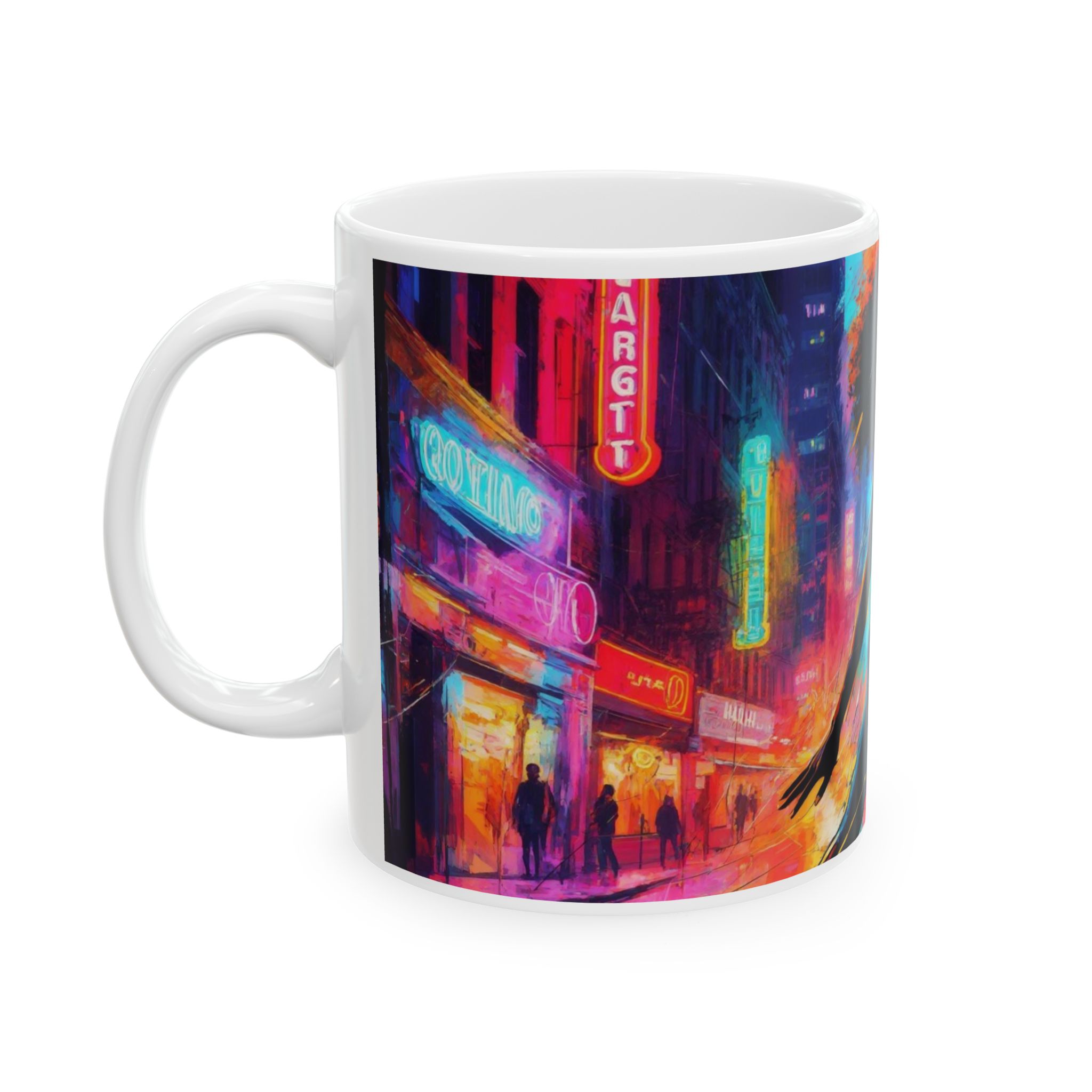 Vibrant Dance Ceramic Mug, Colorful Coffee Cup, Urban Art Mug, Gift for Dancers, Unique Drinkware, Inspirational Mugs - Image 3