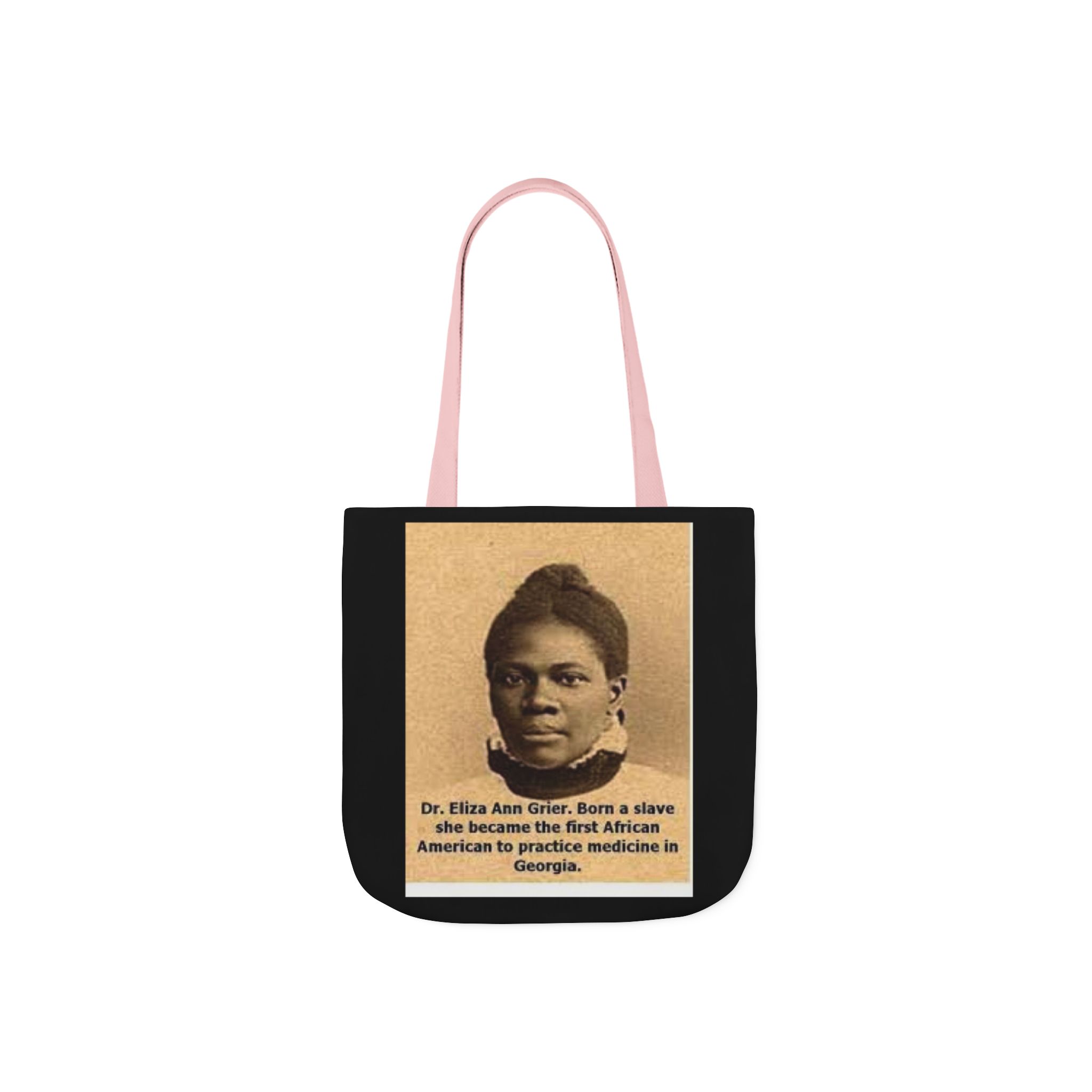 Cotton Canvas Tote Bag Dr. Eliza Ann Grier’ “From Fields to Frontlines: Dr. Grier’s Journey.” - Image 13