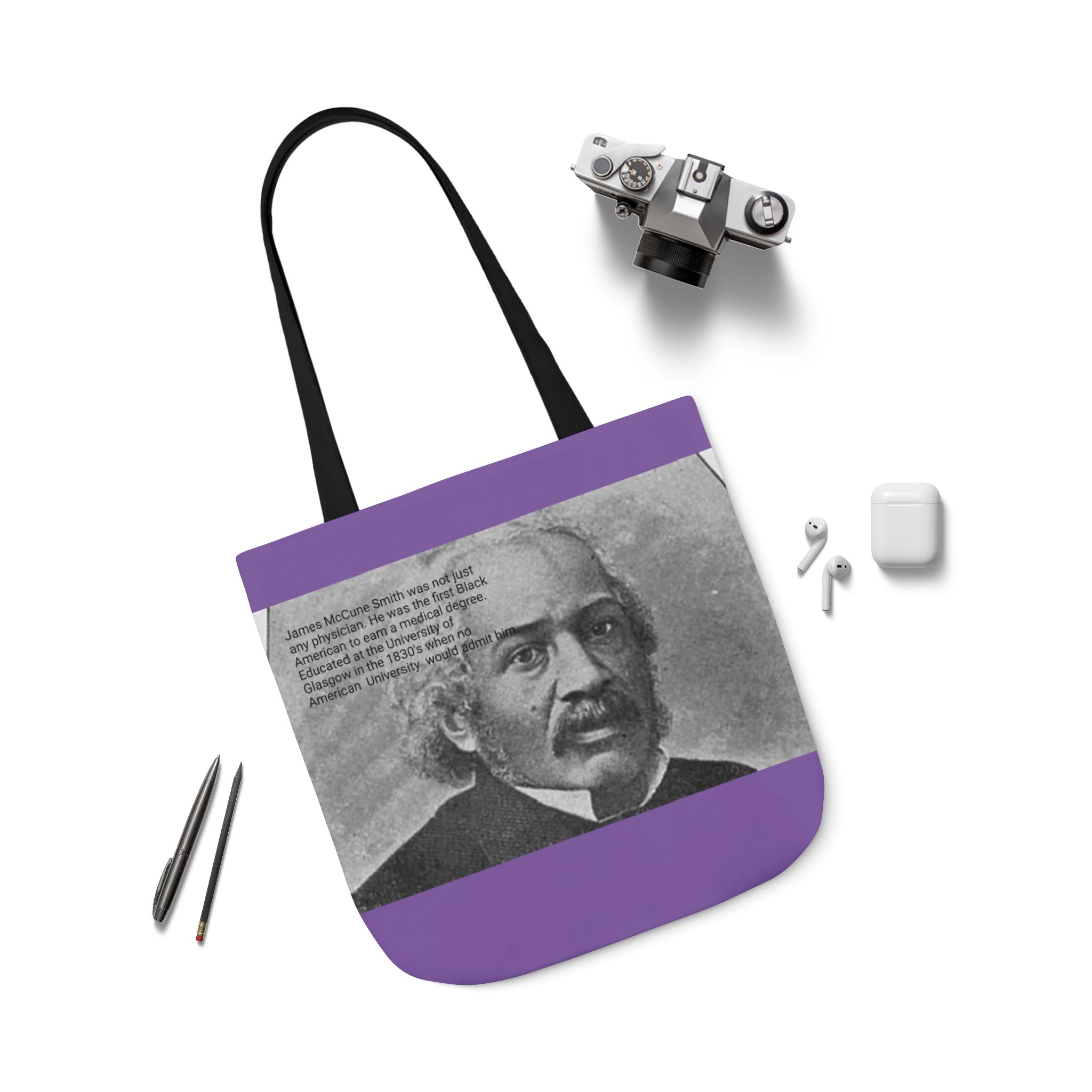 Cotton Canvas Tote Bag Dr. James McCune Smith - Image 47