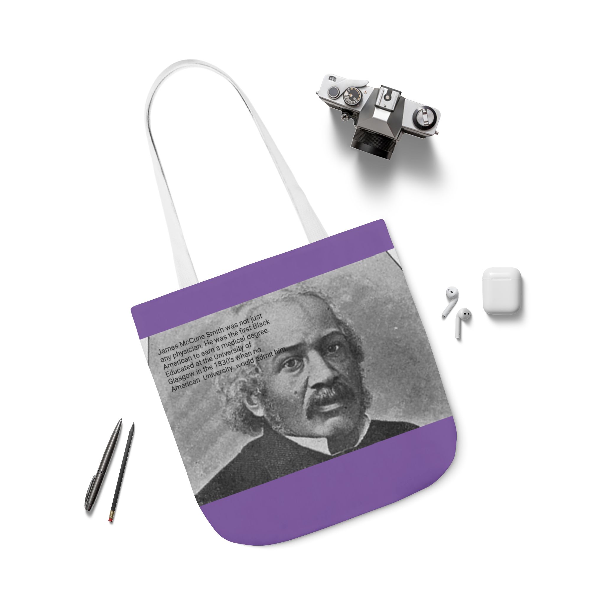 Cotton Canvas Tote Bag Dr. James McCune Smith - Image 59