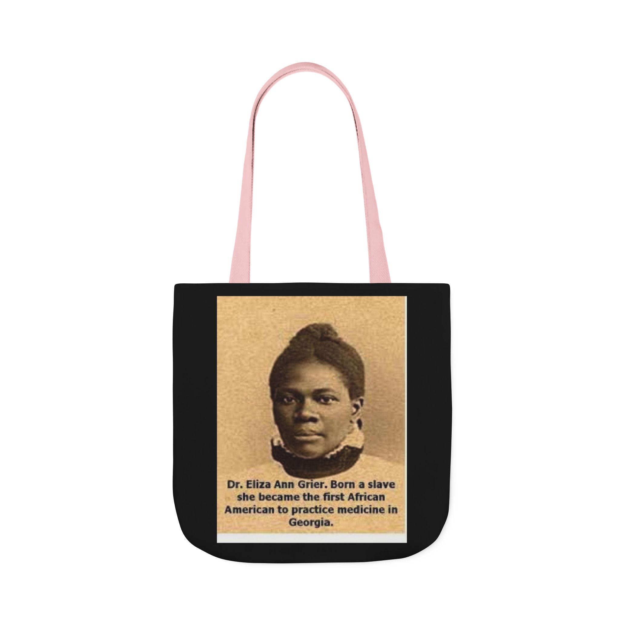 Cotton Canvas Tote Bag Dr. Eliza Ann Grier’ “From Fields to Frontlines: Dr. Grier’s Journey.” - Image 53