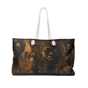 Cultural Weekender Bag - Stylish Travel Tote with Artistic Design Bold, Artistic Expression – A wearable tribute to hidden truths and untold stories.