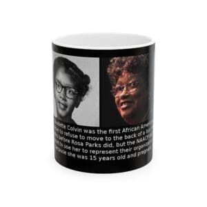11oz Black Mug Claudette Colvin