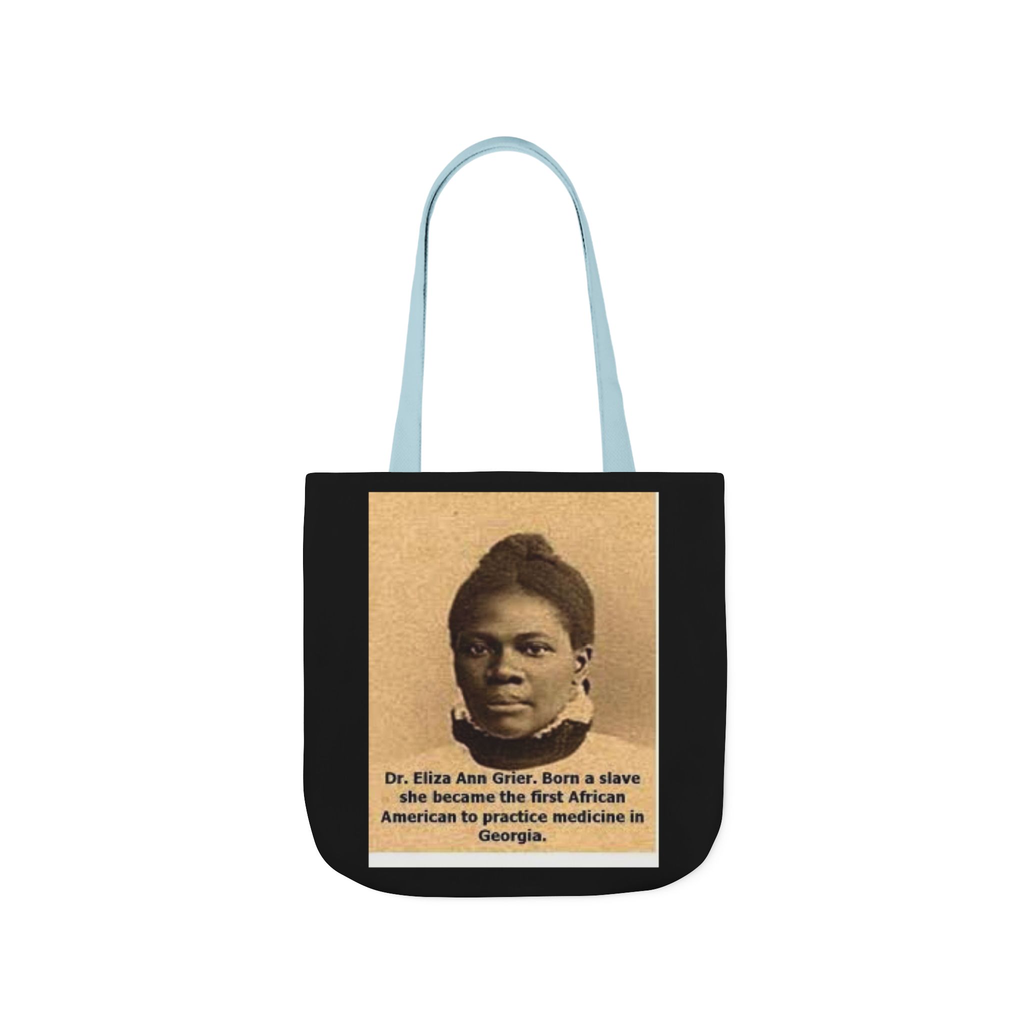 Cotton Canvas Tote Bag Dr. Eliza Ann Grier’ “From Fields to Frontlines: Dr. Grier’s Journey.” - Image 29