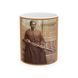 11oz Black Mug Stagecoach Mary, also known as Mary Fields